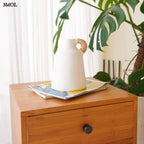 Váza rattannal, fehér | SANA - SMOL