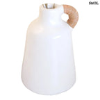 Váza rattannal, fehér | SANA - SMOL