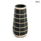 Váza - rattannal, fekete, 31 cm | LOVEY