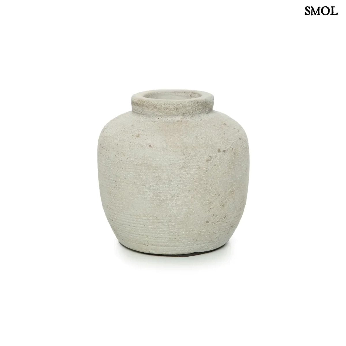 Váza - szürke, terrakotta, 14 cm | PEAKY - SMOL