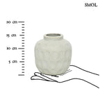 Váza - szürke, terrakotta, 14 cm | TRENDY - SMOL
