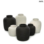 Váza - szürke, terrakotta, 22 cm | PEAKY - SMOL