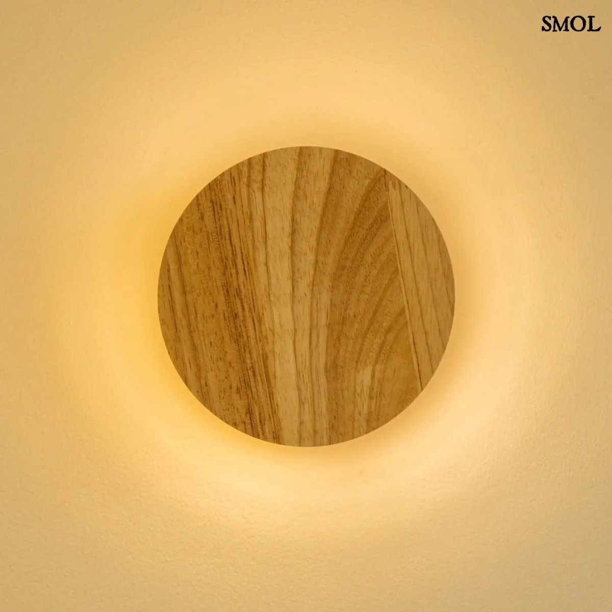 Vezeték Nélküli Fa Fali Lámpa, 16 cm | LOU LIGHT - SMOL