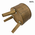 Virágtartó - rattan, 35 cm | CANEA - smol.hu - alulról