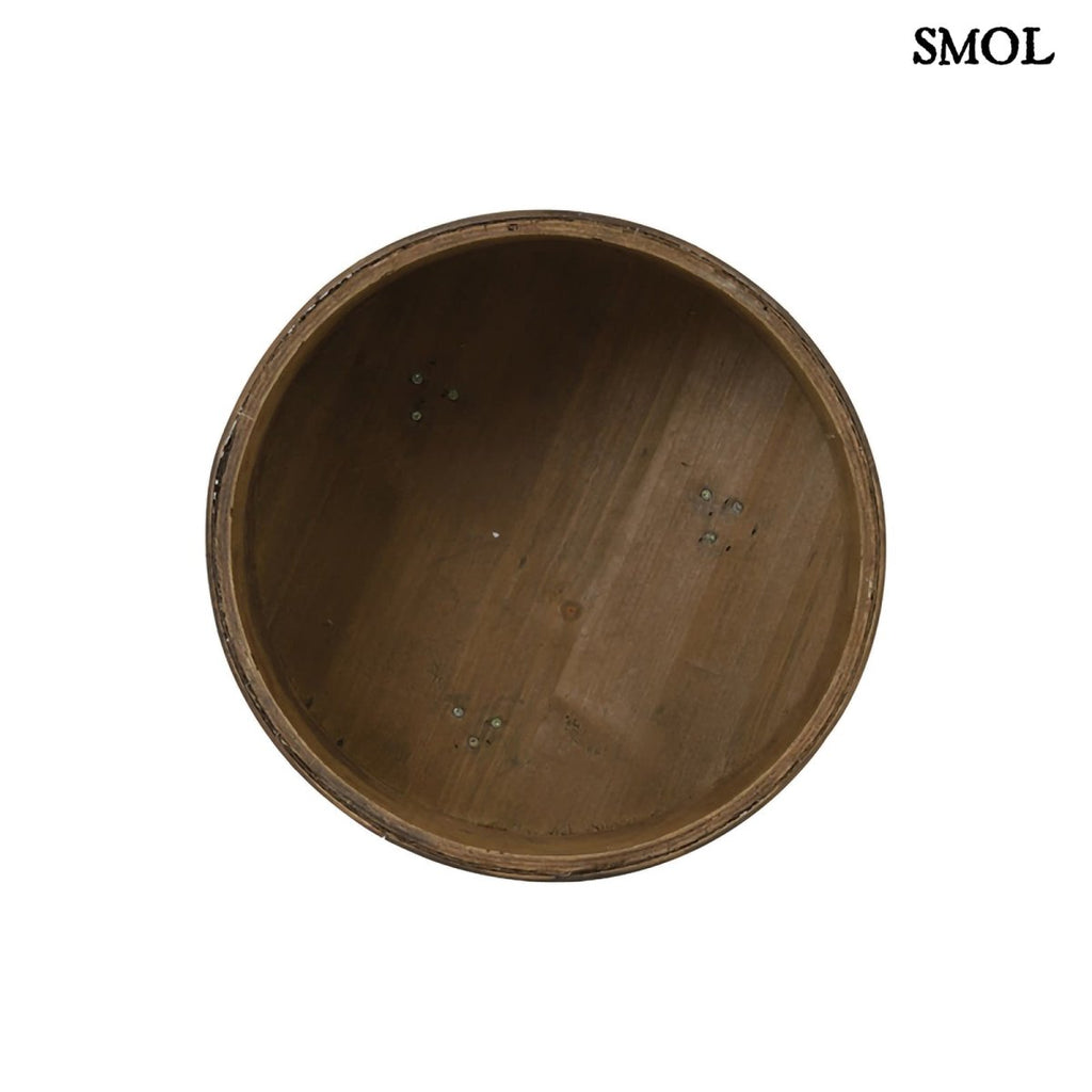 Virágtartó - rattan, 35 cm | CANEA - smol.hu - felülről