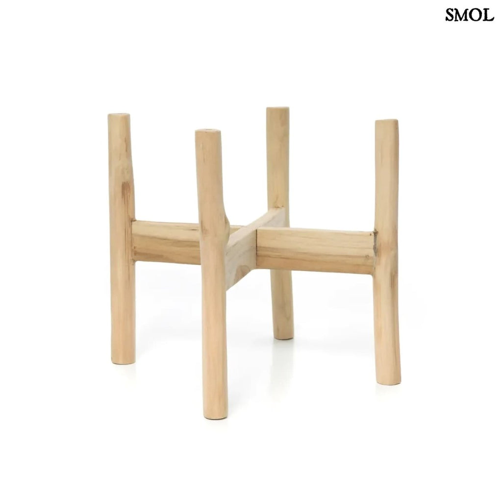 Virágtartó tartón - szürke, 36 cm | CHALK LOW - SMOL