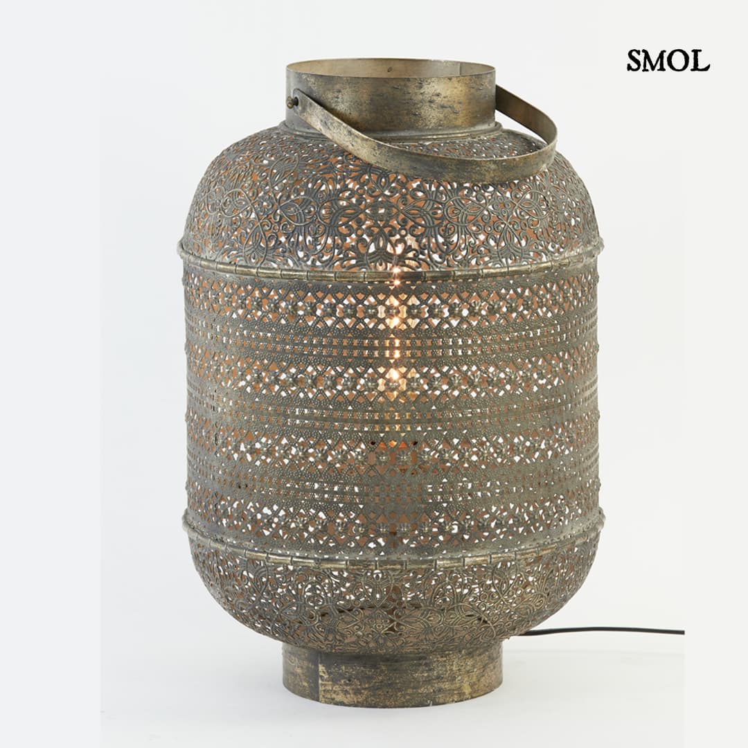 smol.hu -OSOM, fém asztali lámpa, ⌀31 cm világítva