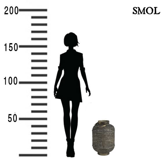 smol.hu -OSOM, fém asztali lámpa, ⌀31 cm méretarányosan
