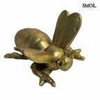 Dekoráció - méhecske, antikolt arany, 10 cm | BEE - smol.hu - felülről, ferdén
