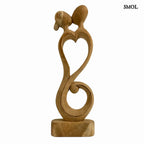 Faszobor - figurális, 51 cm | TORIKA - smol.hu - fehér háttérrel