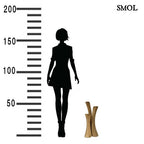 Gyertyatartó szett - natúr, fa, 51 cm | SOLAS - smol.hu - méretarányosan