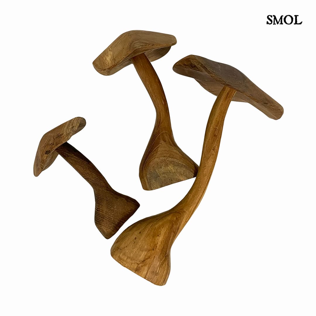 smol.hu - Molunga, 3 db-os gomba figura szett, 15,5 cm fektetve