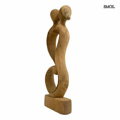 smol.hu - TORIKA, fa szobor, 51 cm női alak felől
