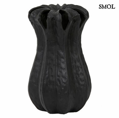 smol.hu - ZAHRA, matt fekete, fém váza, 25 cm termékképe