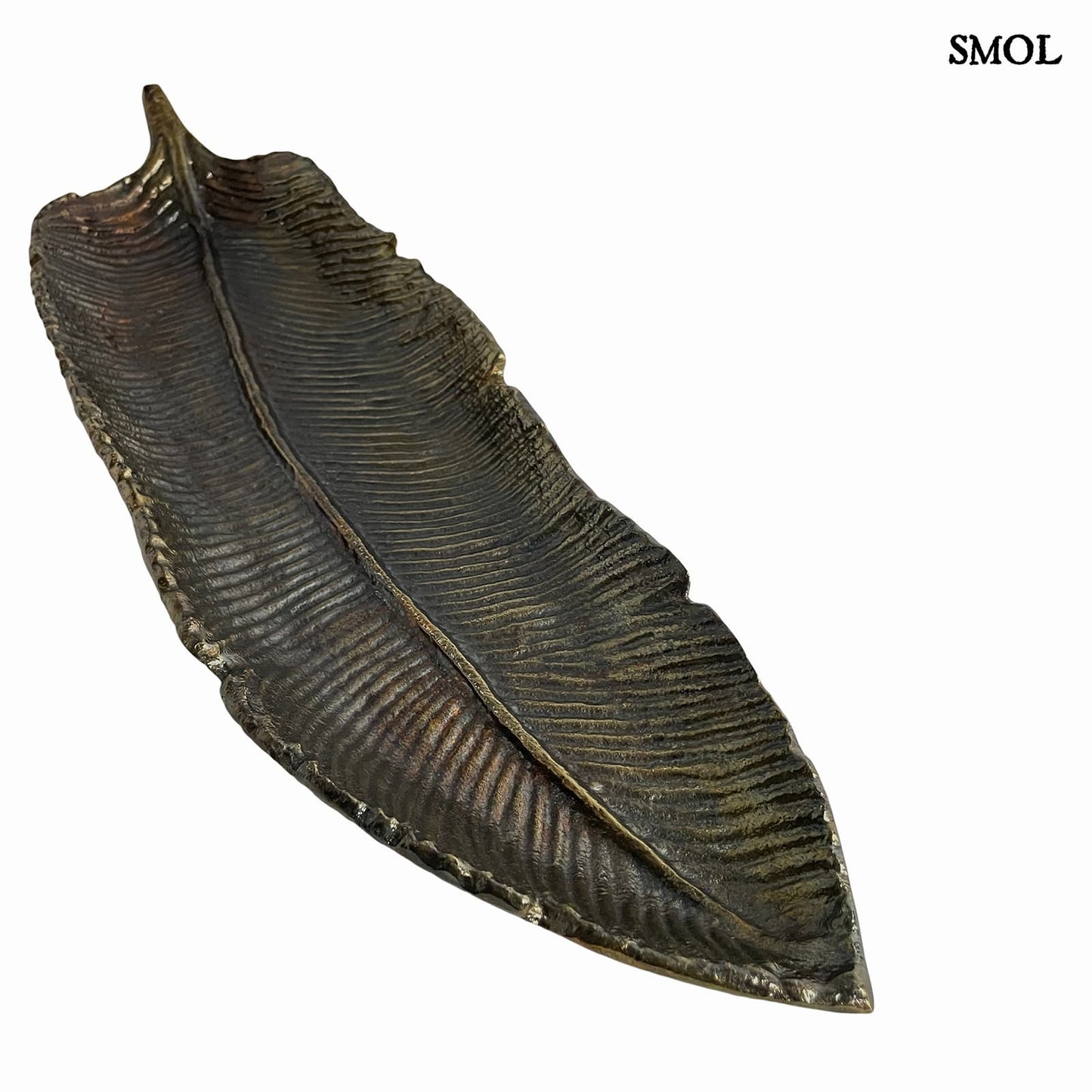 smol.hu-CORA, fém dísztál, 41,5 cm  elölről
