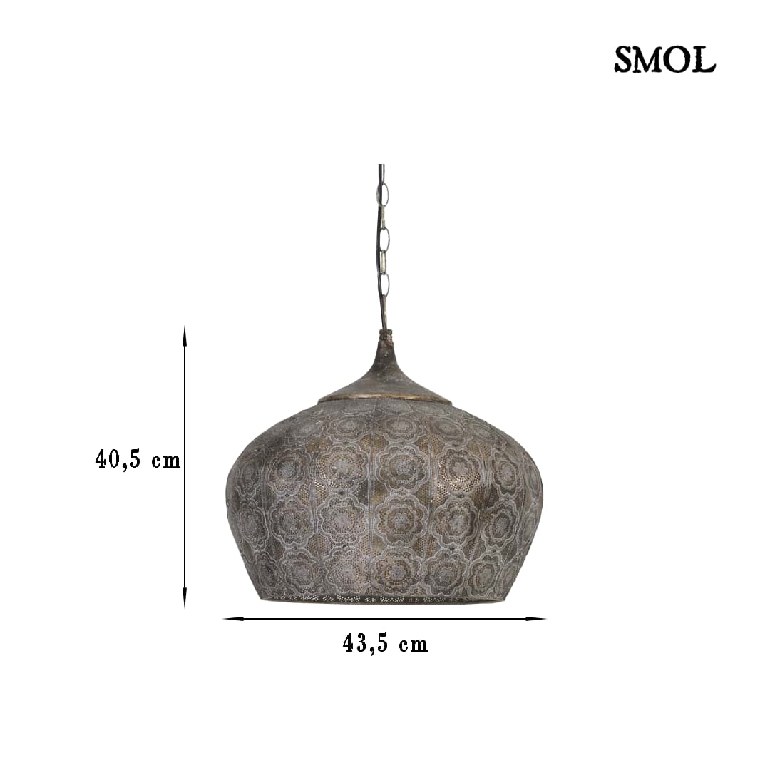 smol.hu -EINES, fém függőlámpa, ⌀43,5 cm méretekkel