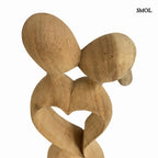 Faszobor - figurális, 51 cm | TORIKA - smol.hu - csók nagyítva