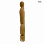 Faszobor - figurális, 51 cm | TORIKA - smol.hu - hátulról