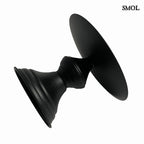 Gyertyatartó - fekete, fém, 12,5cm | RIA - smol.hu - ferdén fektetve