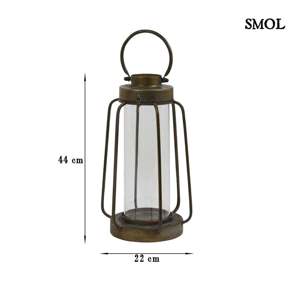 Gyertyatartó - fém, 44 cm | RODRIGO - smol.hu - méretekkel