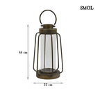 Gyertyatartó - fém, 44 cm | RODRIGO - smol.hu - méretekkel