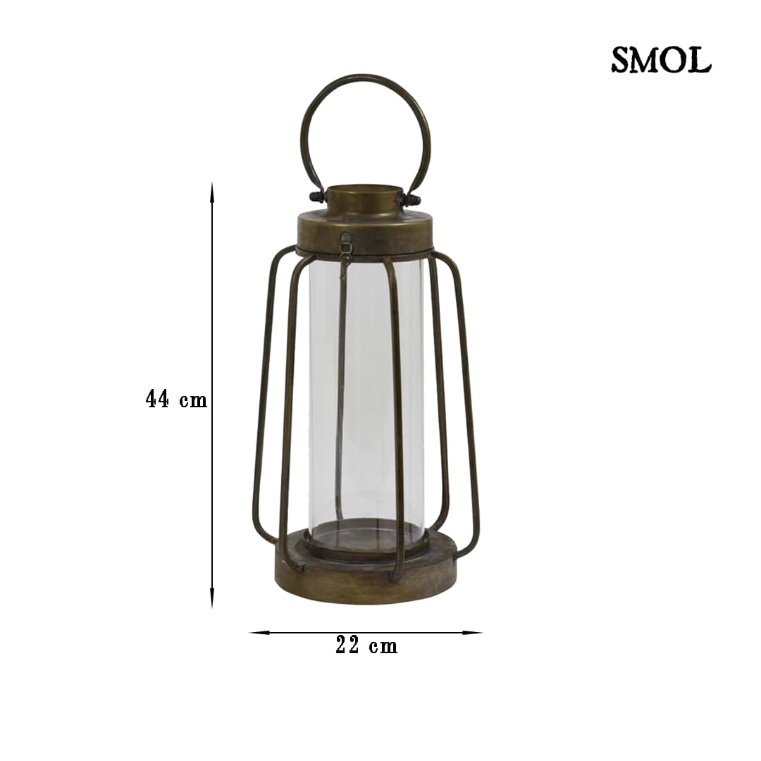 Gyertyatartó - fém, 44 cm | RODRIGO - smol.hu - méretekkel
