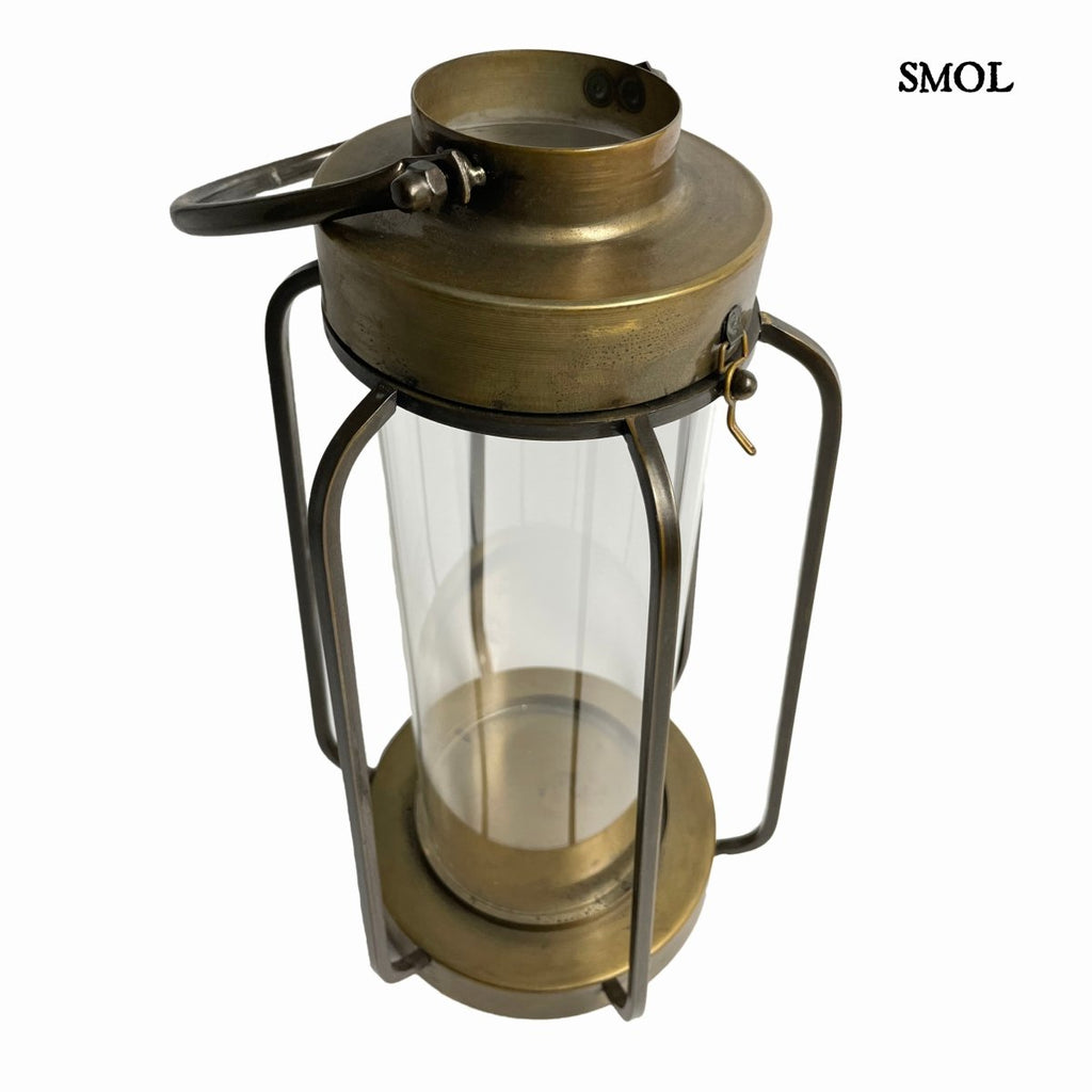 Gyertyatartó - fém, 44 cm | RODRIGO - smol.hu - felső része nagyítva, zárral