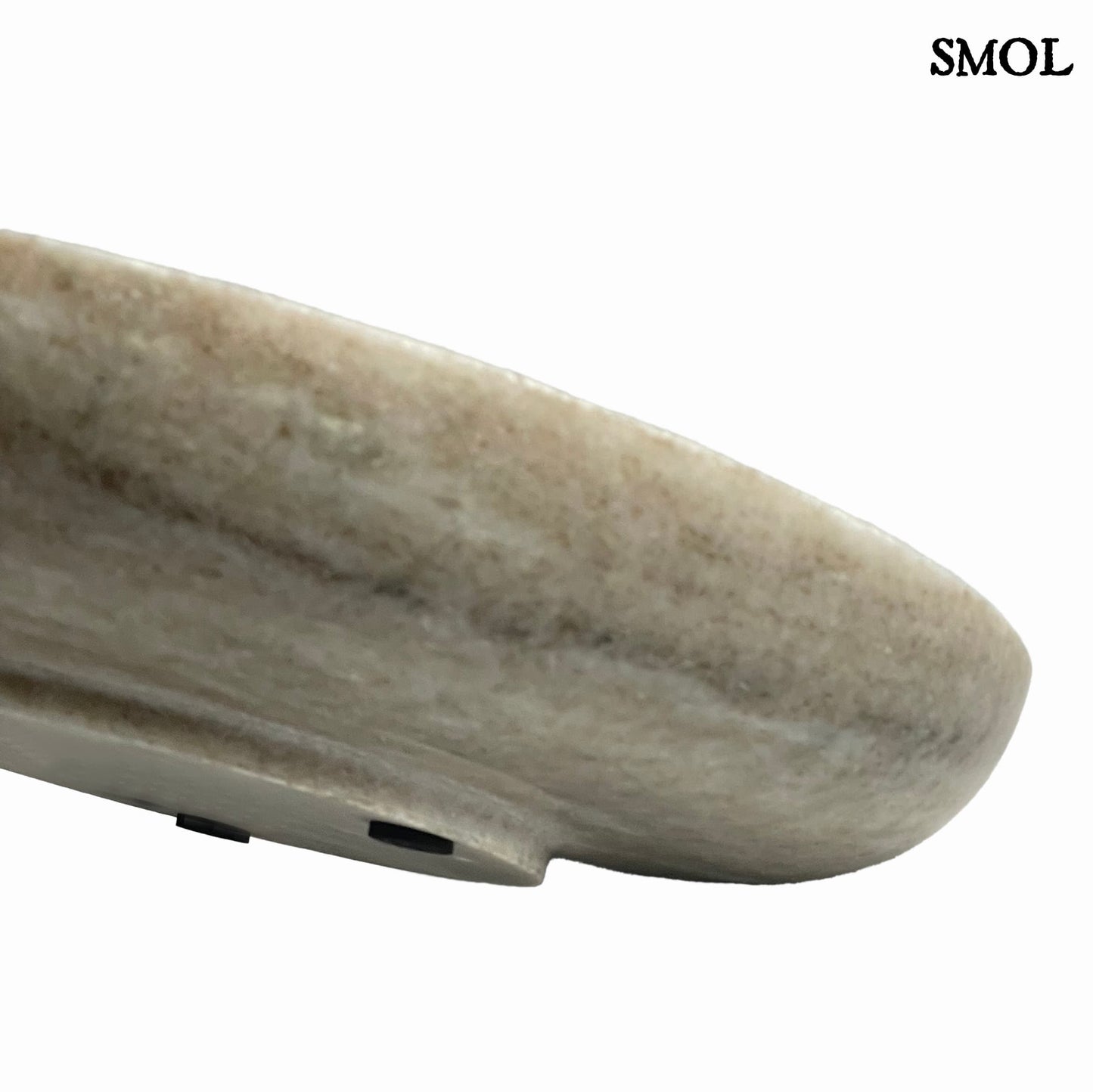 smol.hu - lexi, szürke márvány dísztál 24 cm oldalról