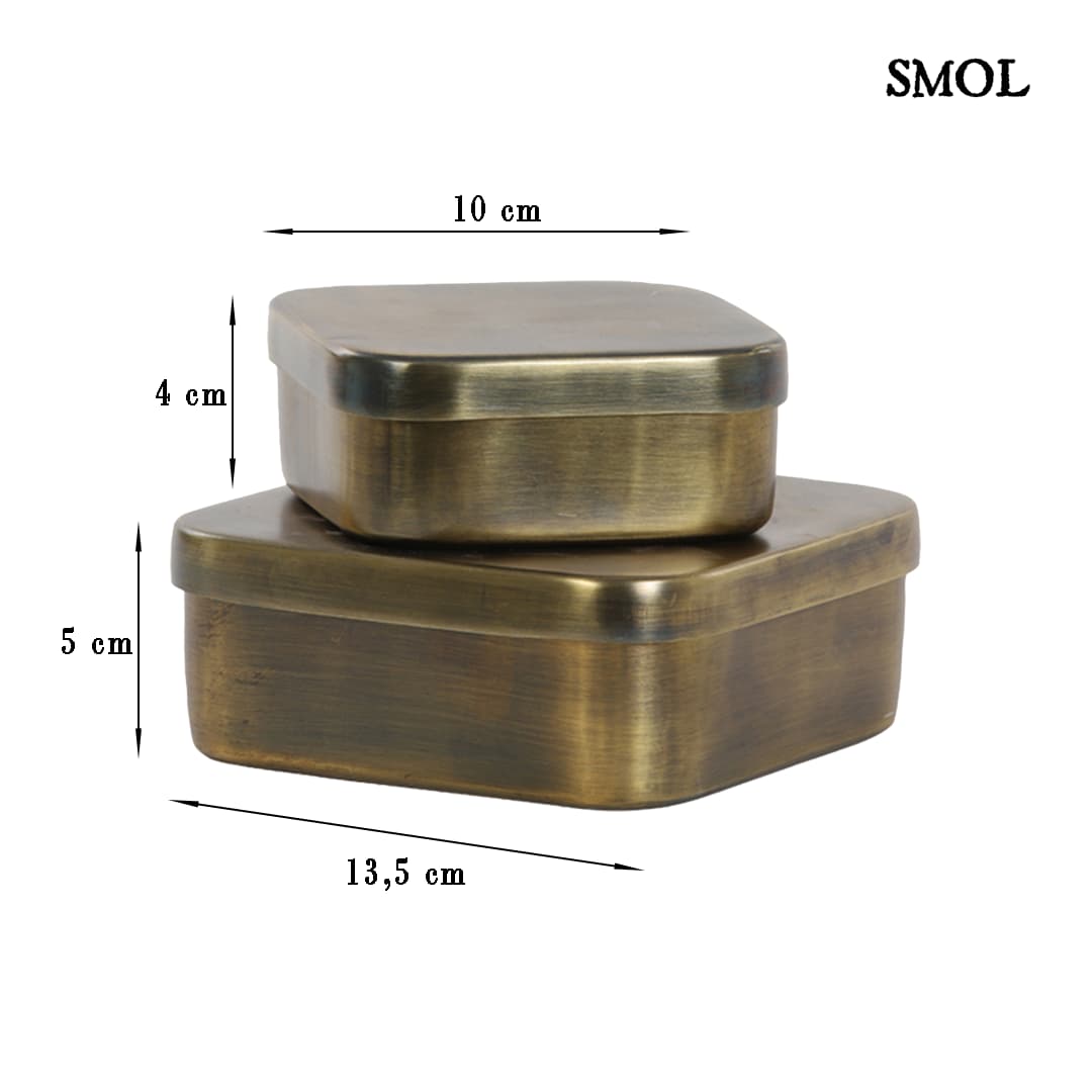 smol.hu - morse, 2 db-os fém doboz szett